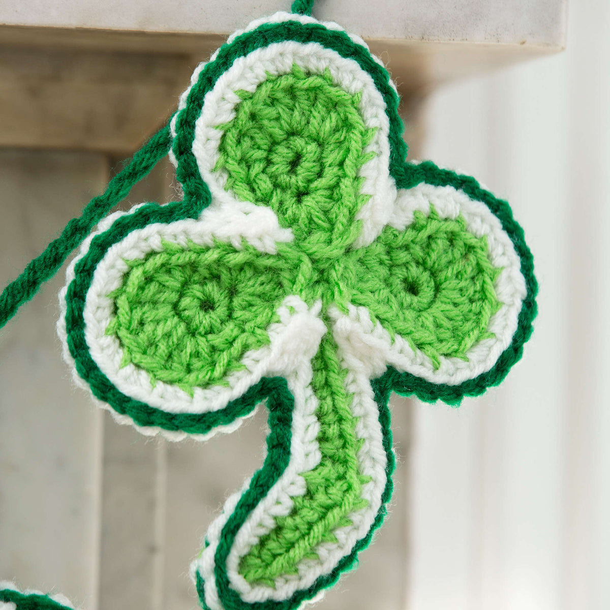 Crochet Banner made in Red Heart Super Saver Yarn