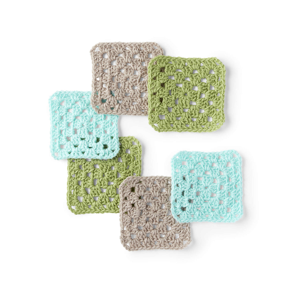Crochet Coaster made in Red Heart Super Saver Yarn