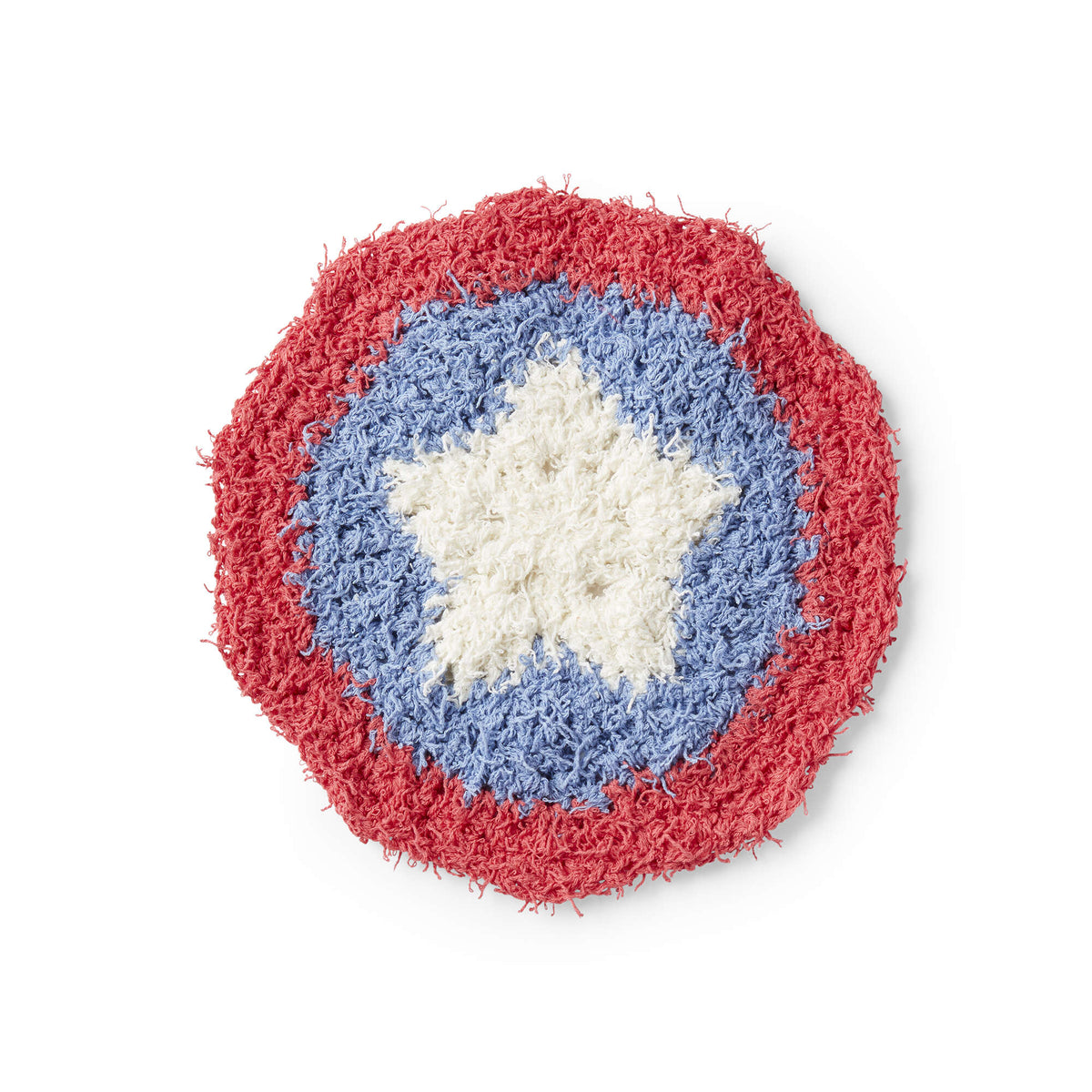 Crochet Dishcloth made in Red Heart Scrubby Cotton Yarn
