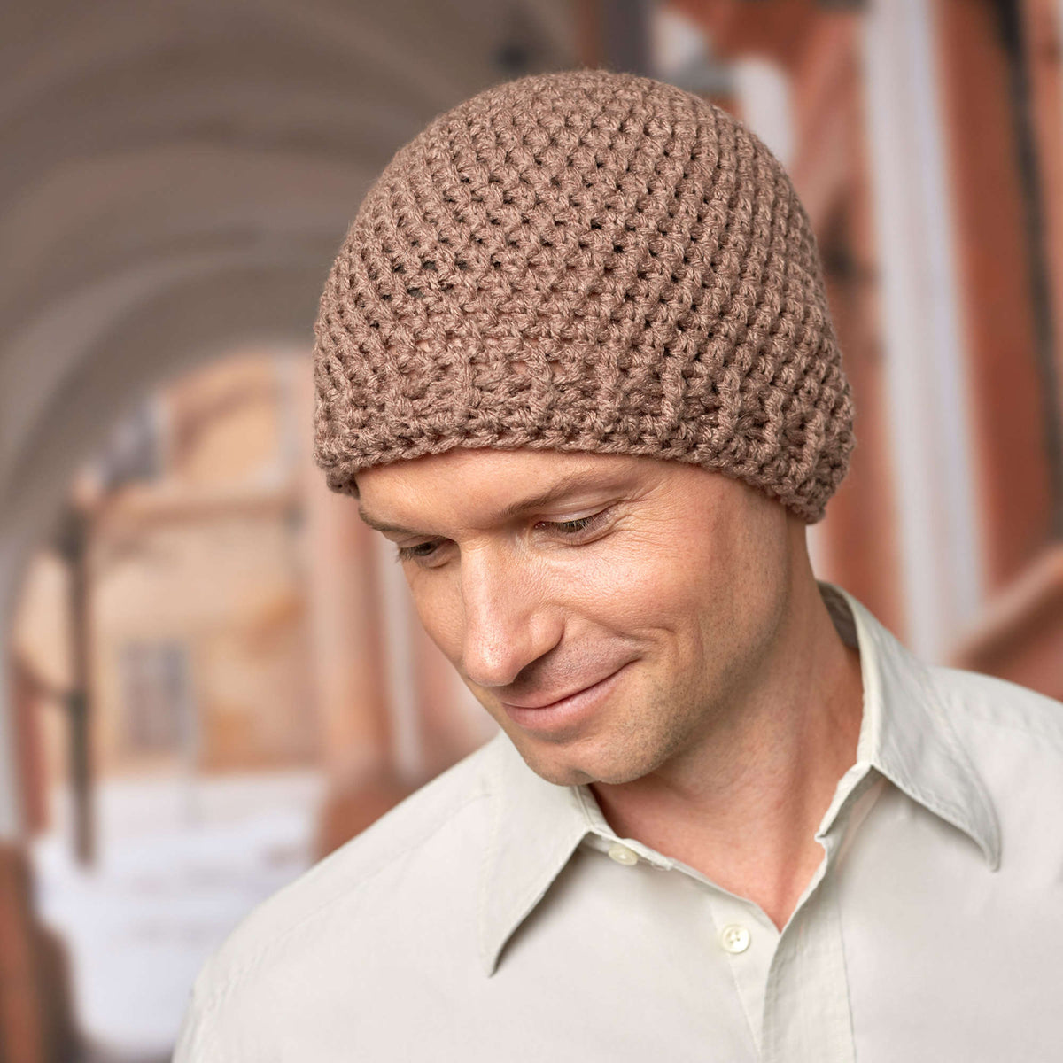 Crochet Hat made in Red Heart With Love Yarn