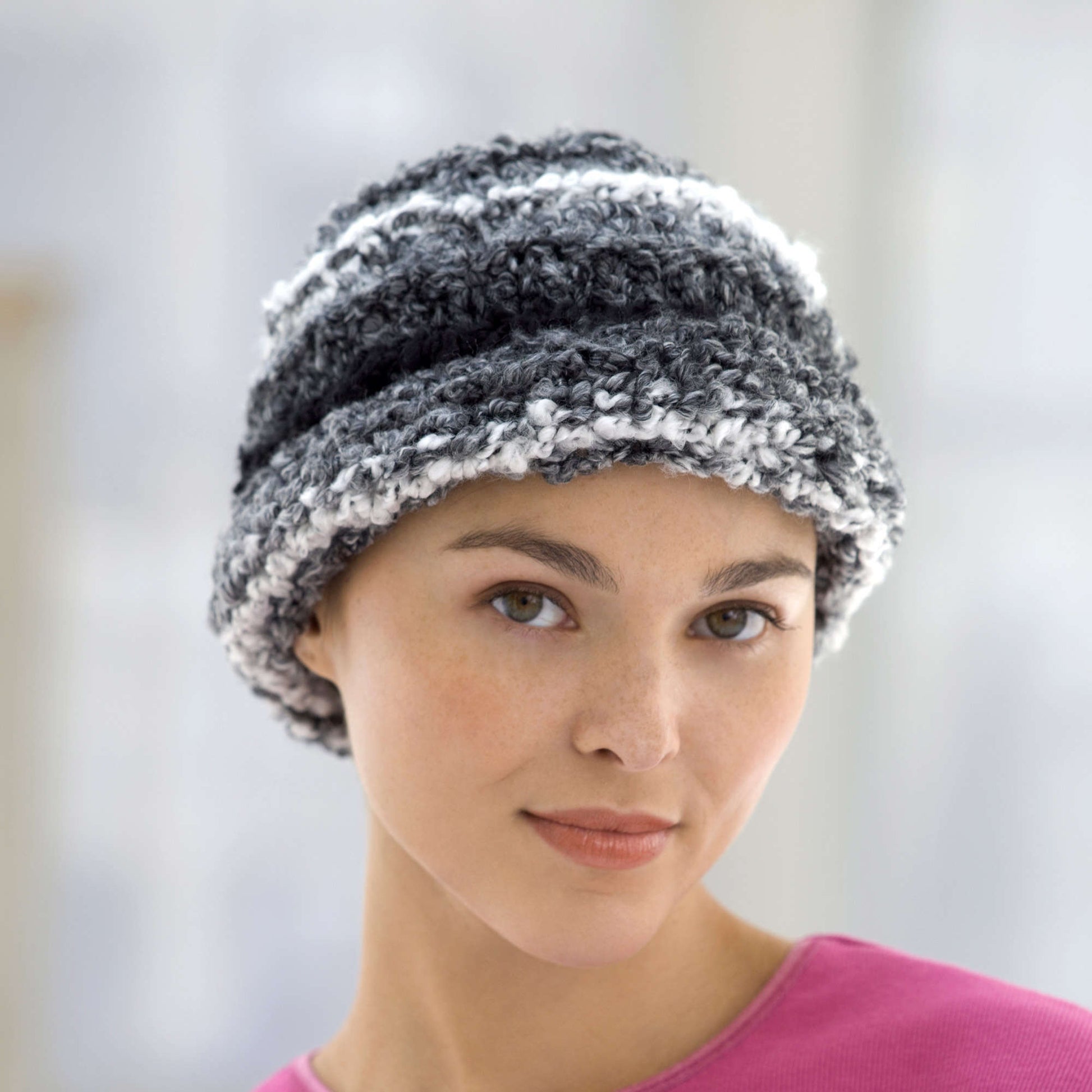 Free Red Heart Knit Chemo Cloche Pattern