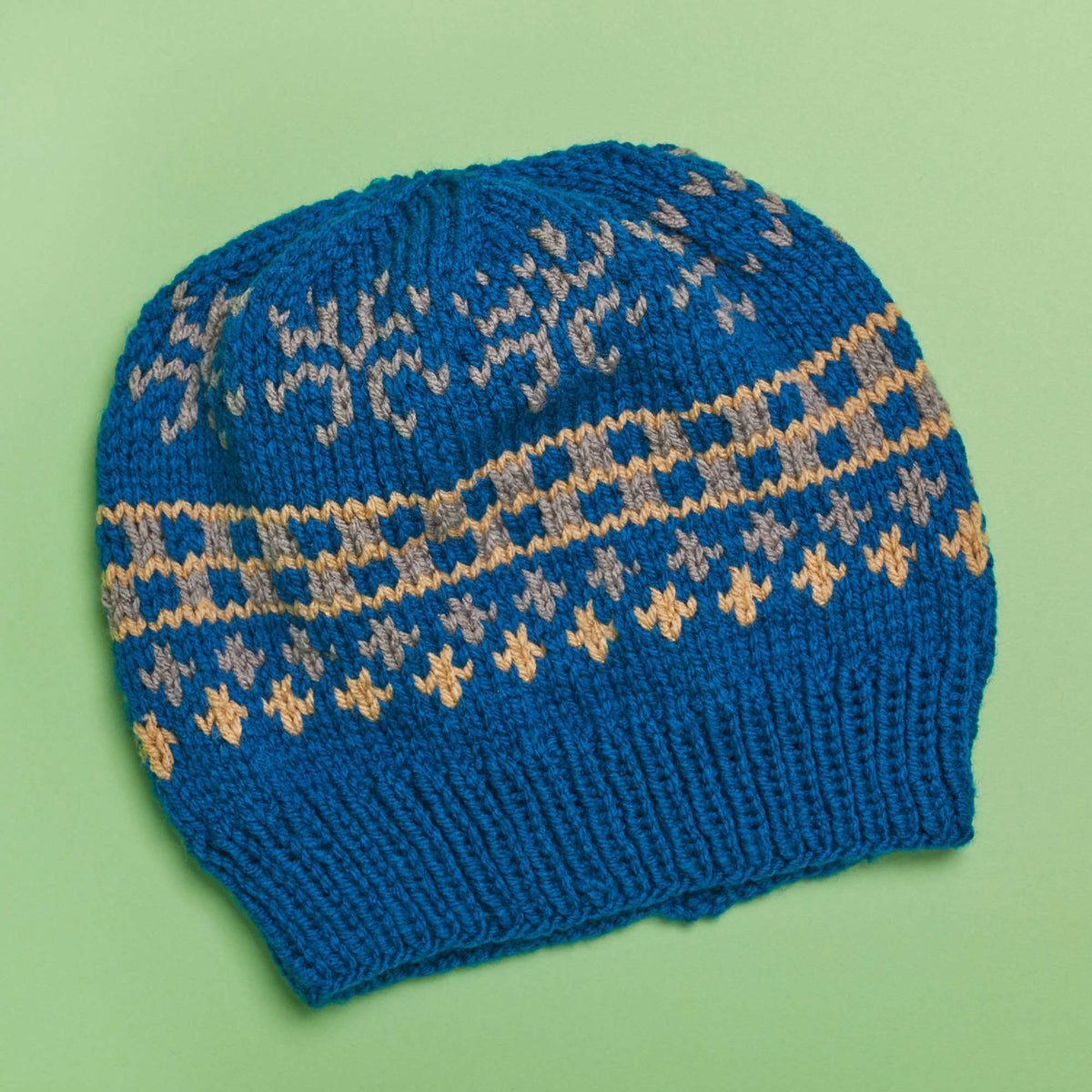 Knit Hat made in Red Heart With Love Yarn