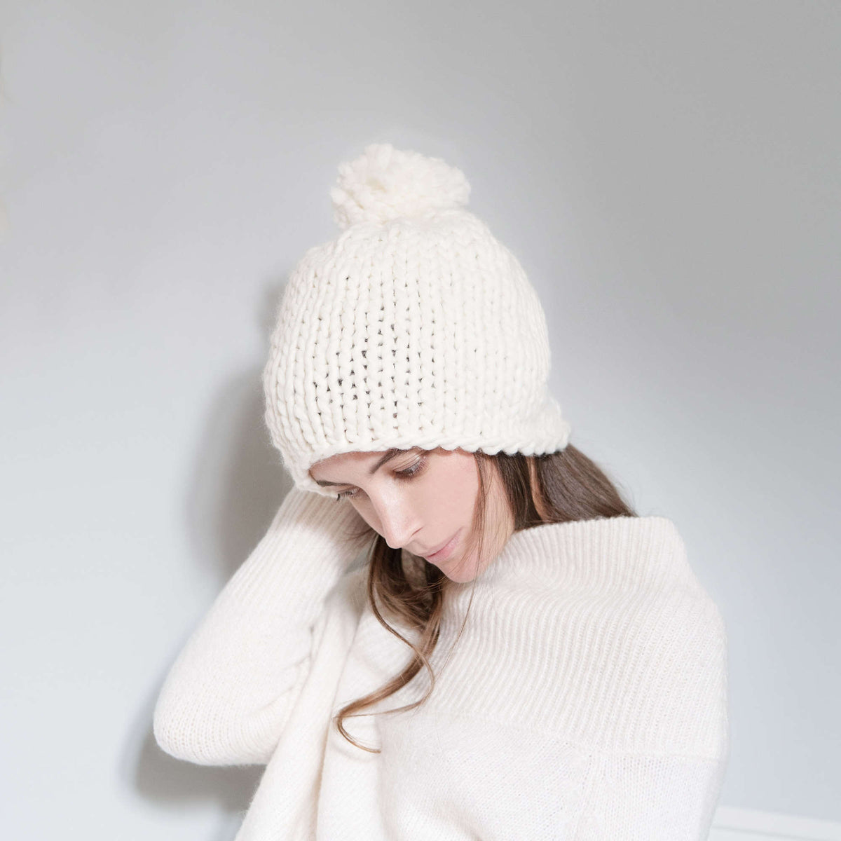 Knit Hat made in Red Heart An Italian Story Ora Yarn