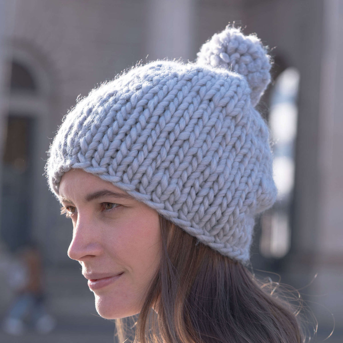 Knit Hat made in Red Heart An Italian Story Ora Yarn