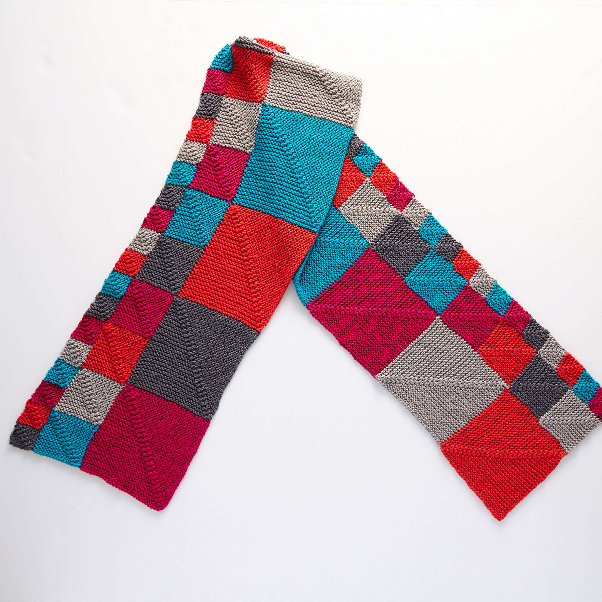 Knit Scarf made in Red Heart Chic Sheep Yarn