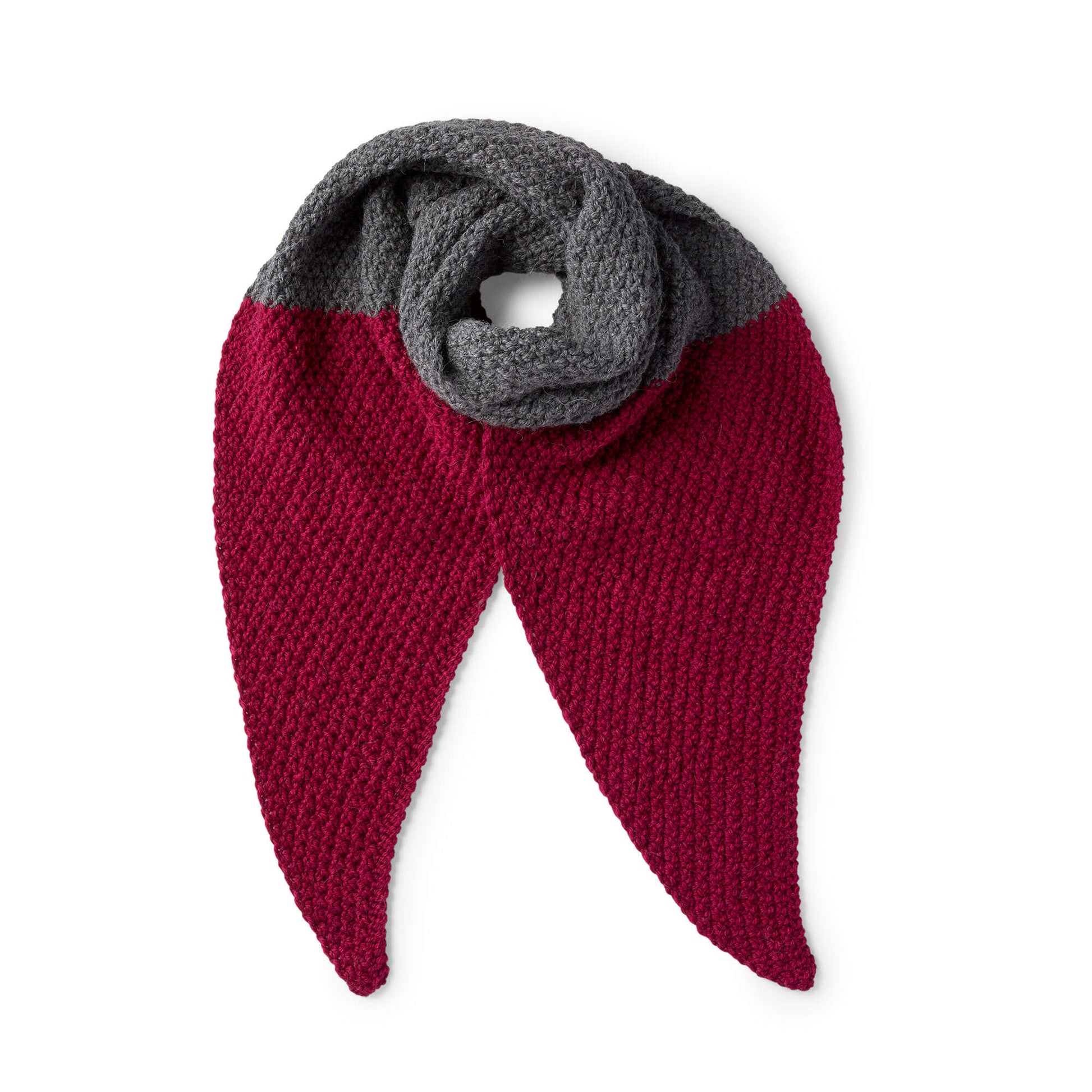 Free Red Heart Duo Scarf Knit Pattern