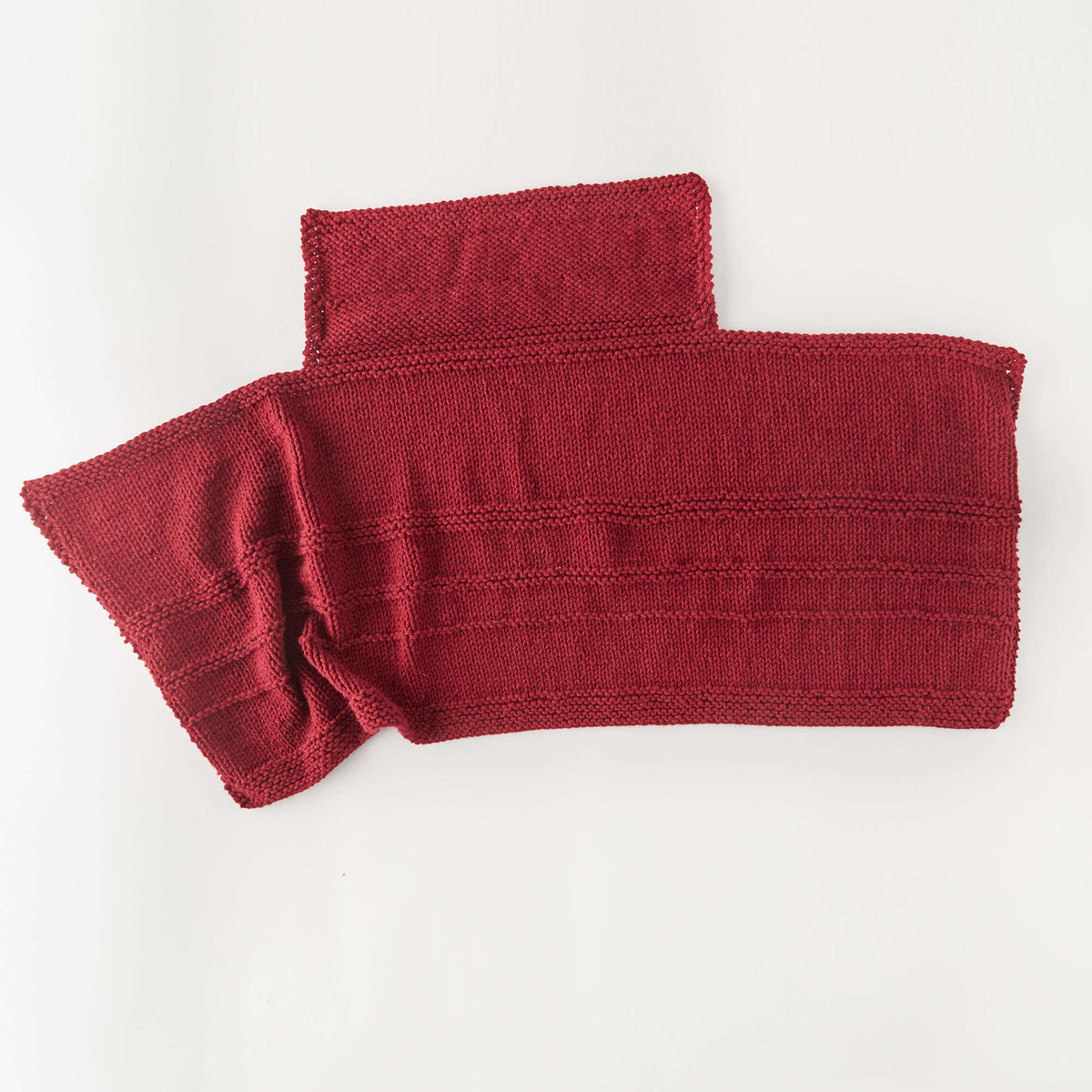 Knit Shawl made in Red Heart Comfort Chunky Yarn