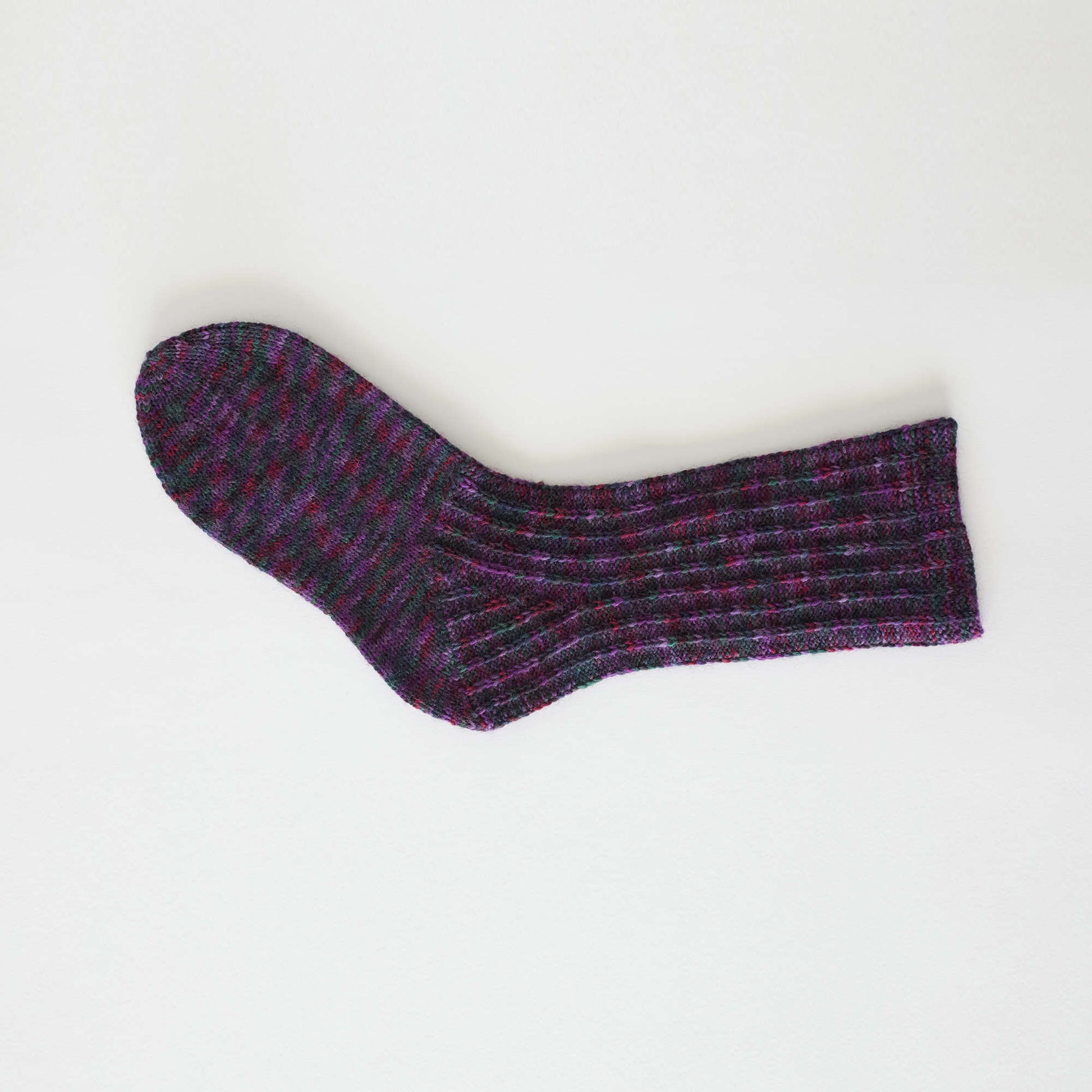 Free Red Heart Slip Rib Socks Knit Pattern