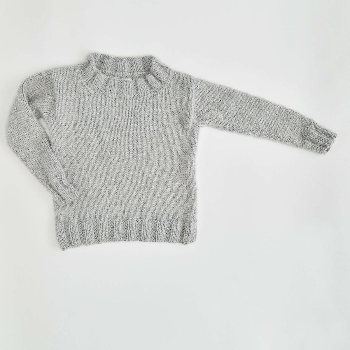 Knit Sweater made in Red Heart Hygge Yarn