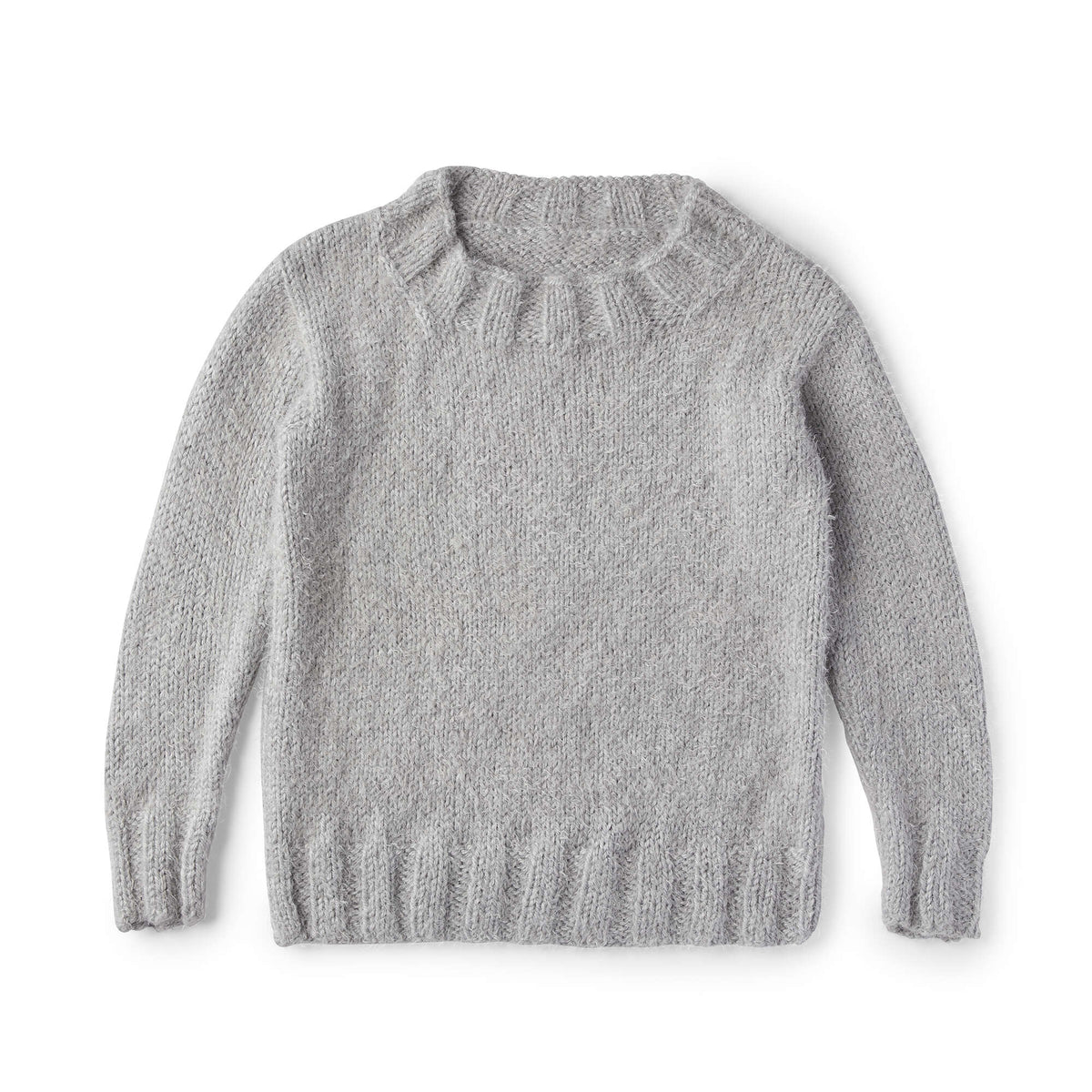 Knit Sweater made in Red Heart Hygge Yarn
