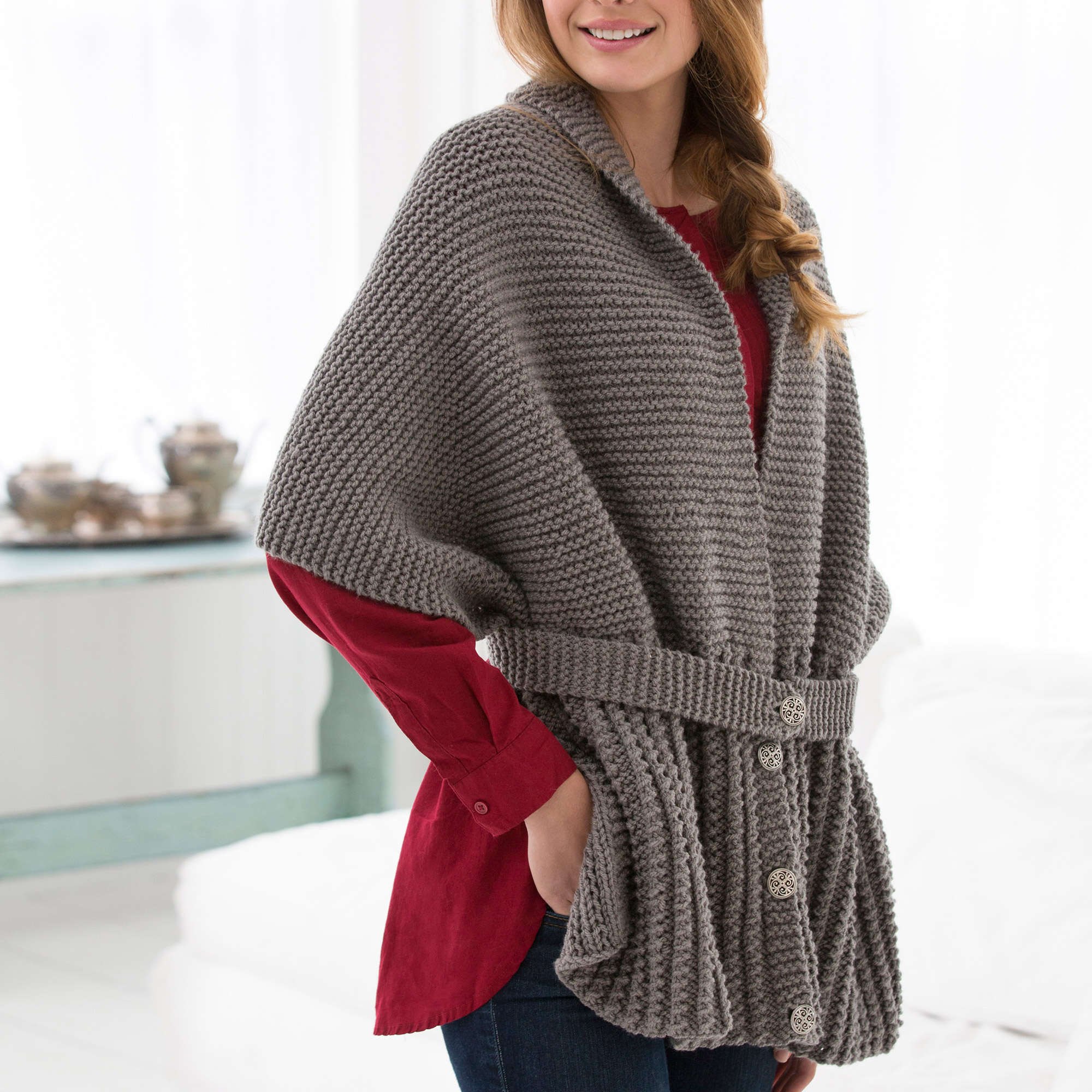 Free Easy Red Heart Red Heart Cares Vintage Sweater Knitting Pattern ... Free Easy Red Heart Red Heart Cares Vintage Sweater Knitting Pattern ...