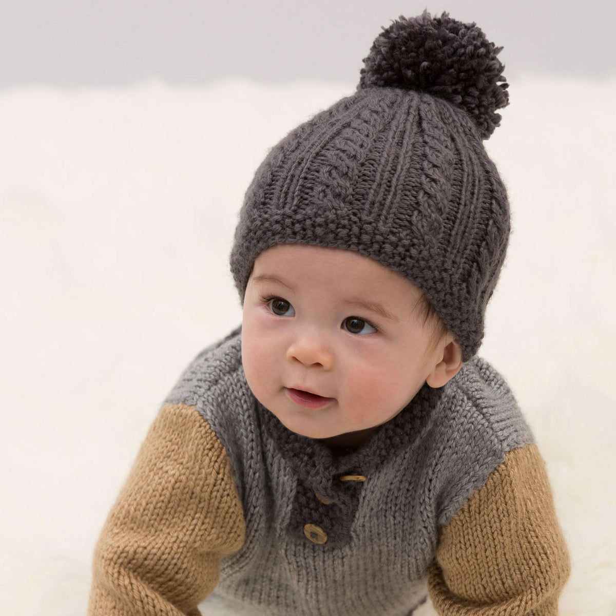 Knit Hat made in Red Heart Soft Yarn
