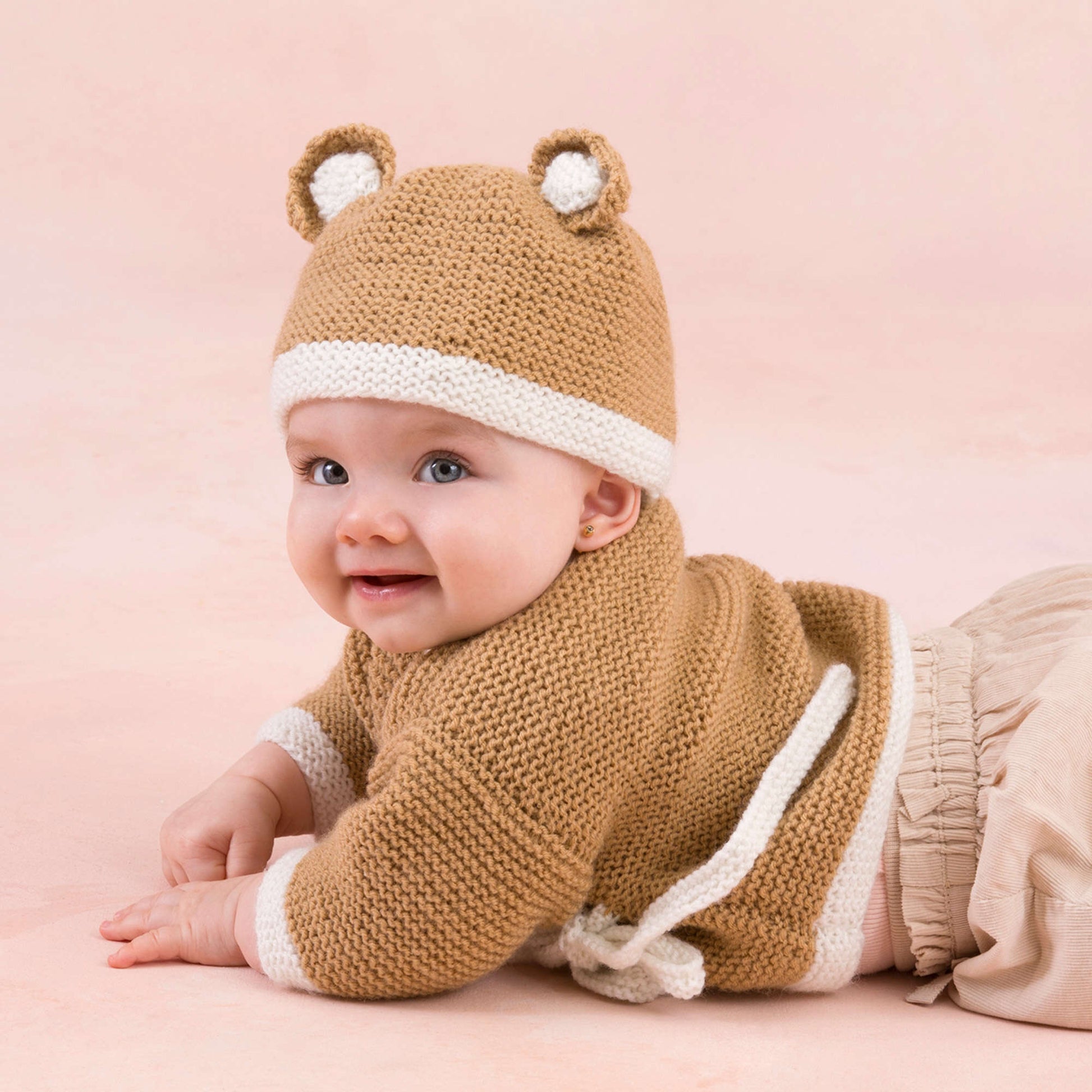 Free Red Heart Teddy Sweater And Hat Knit Pattern
