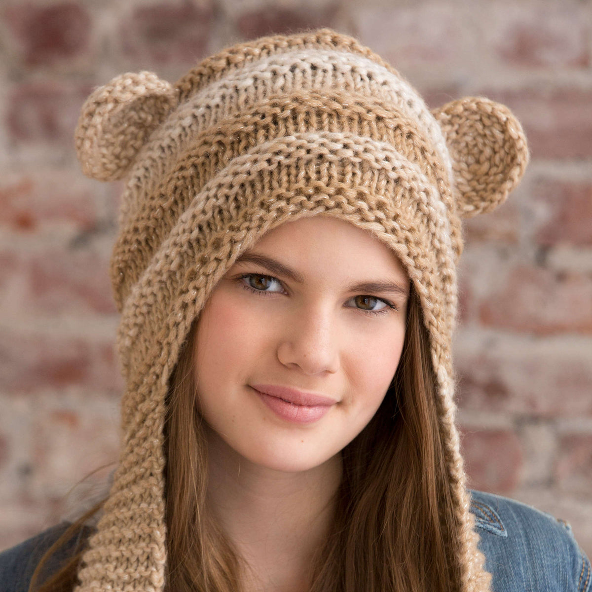 Knit Hat made in Red Heart Boutique Yarn