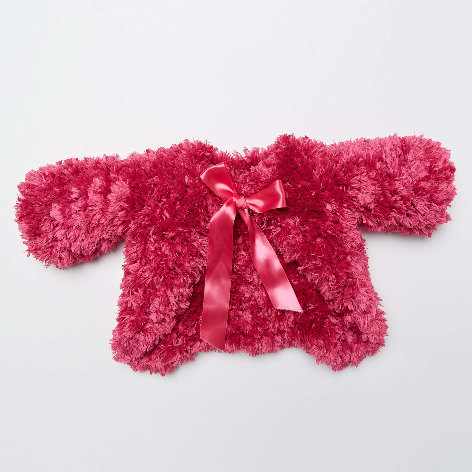 Free Red Heart Girls' Fashion Fur Shrug Knit Pattern