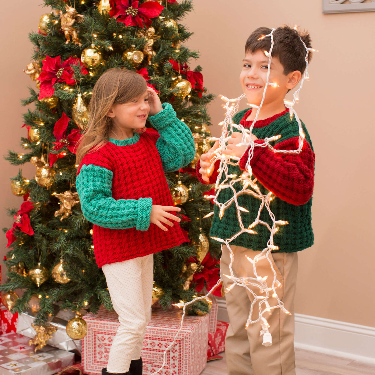 Knit Sweater made in Red Heart With Love Yarn