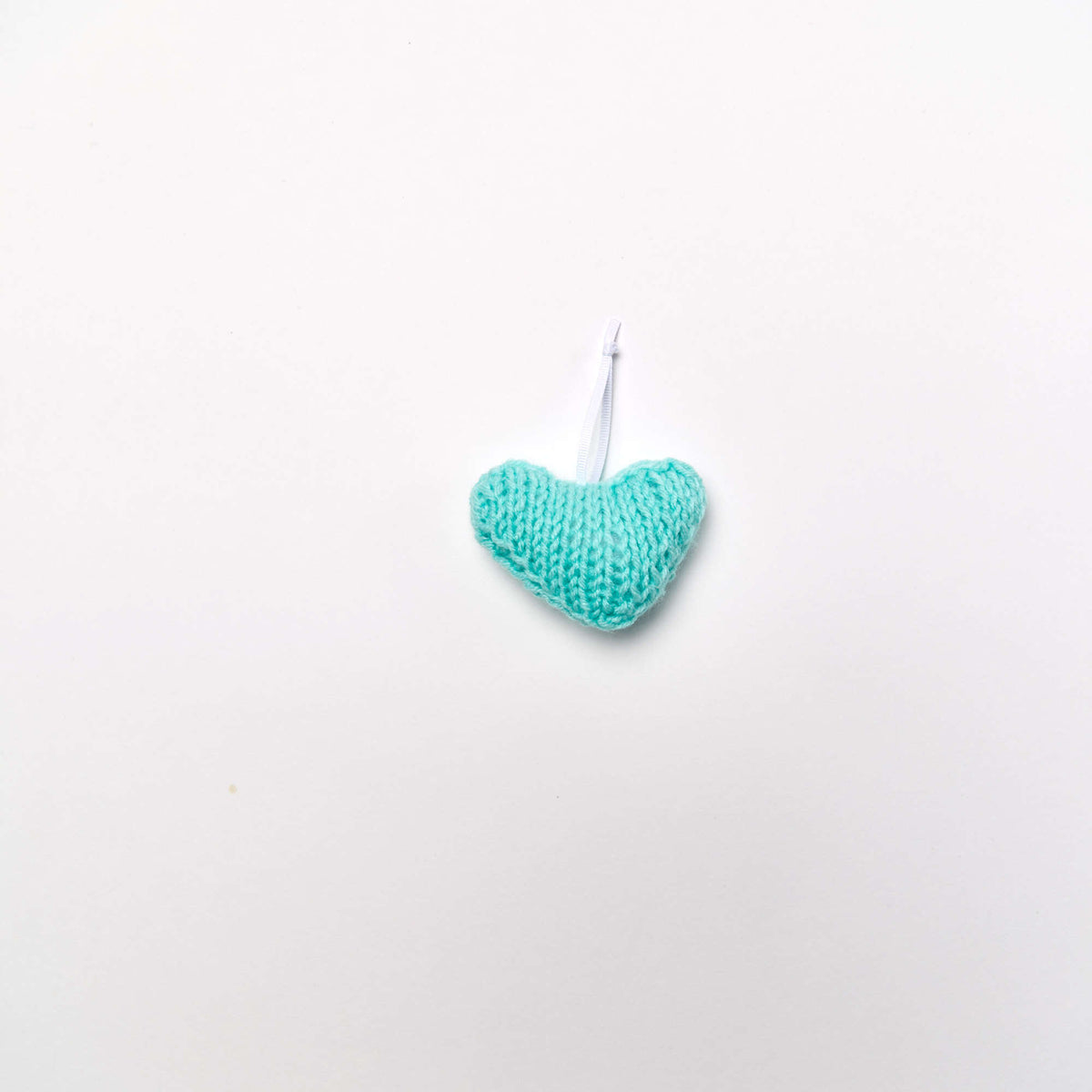 Knit Hearts made in Red Heart Super Saver Yarn