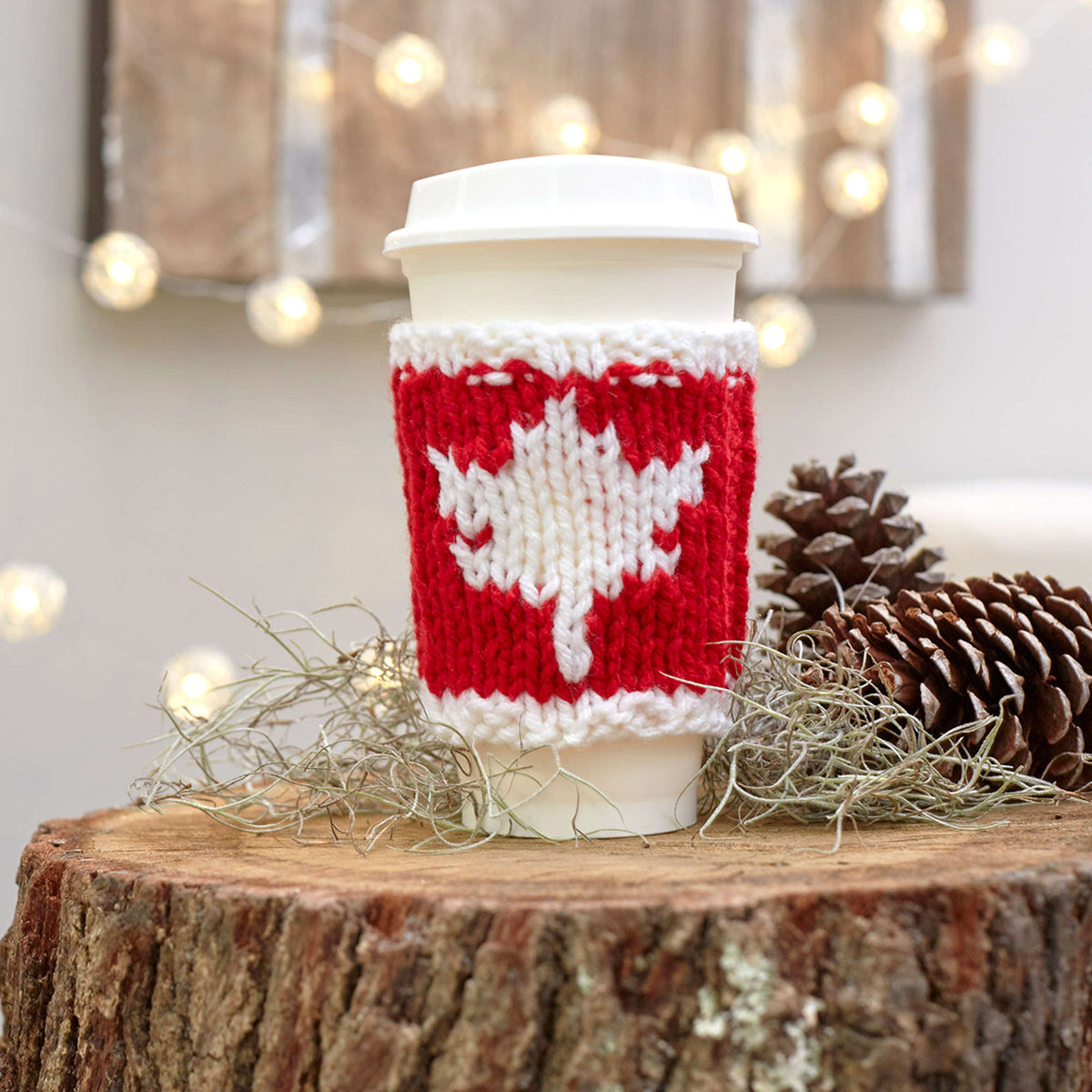 Knit Cozy made in Red Heart With Love Yarn