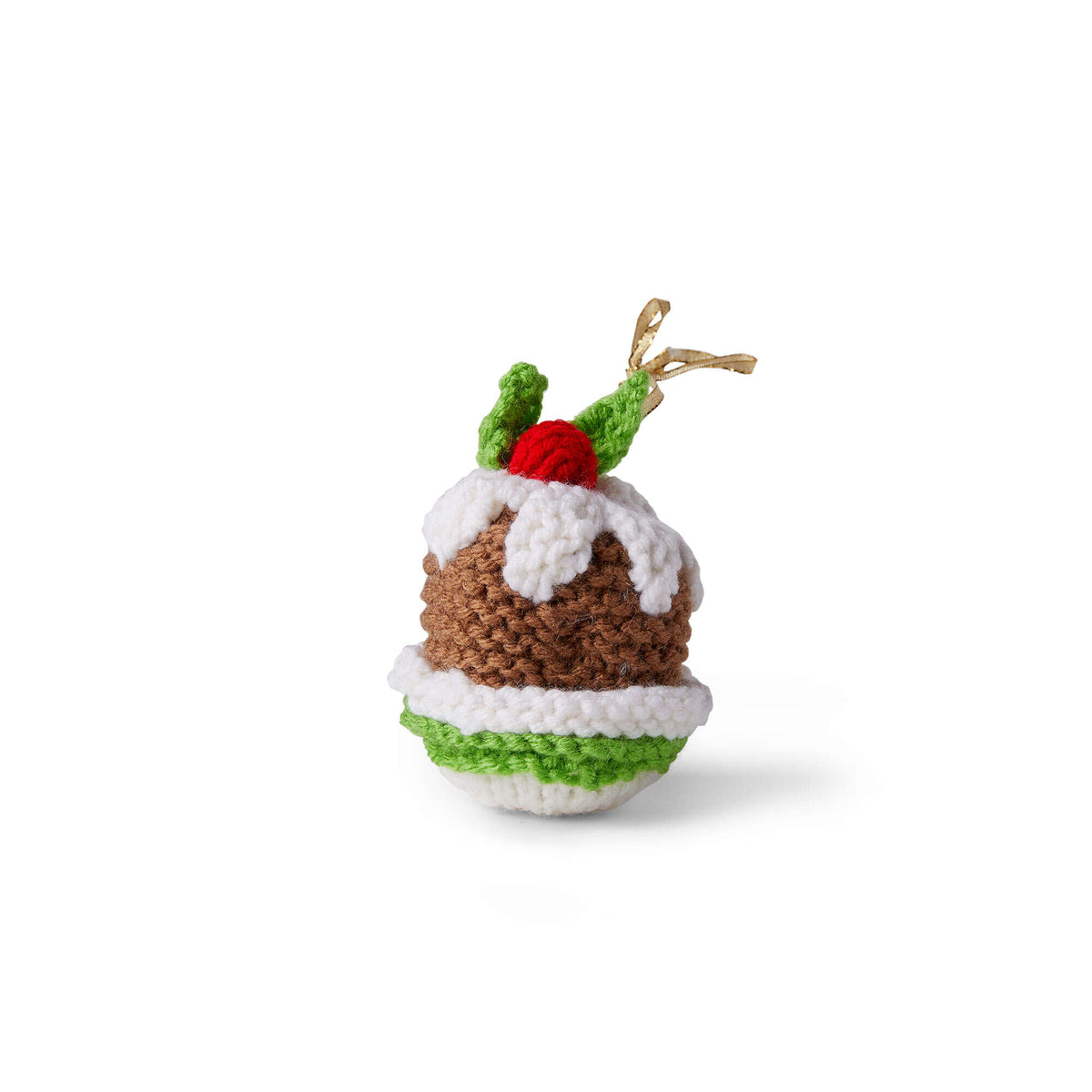 Knit Ornament made in Red Heart Super Saver Yarn
