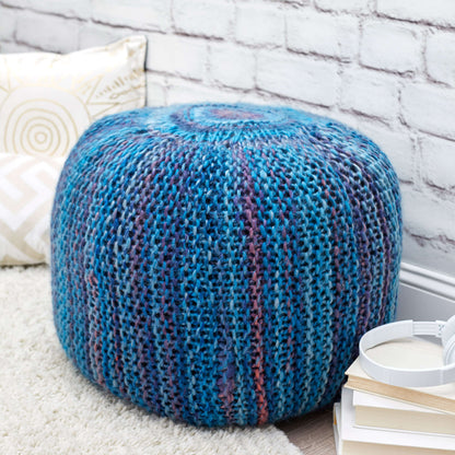 Red Heart Pop Of Color Knit Pouf Red Heart Pop Of Color Knit Pouf