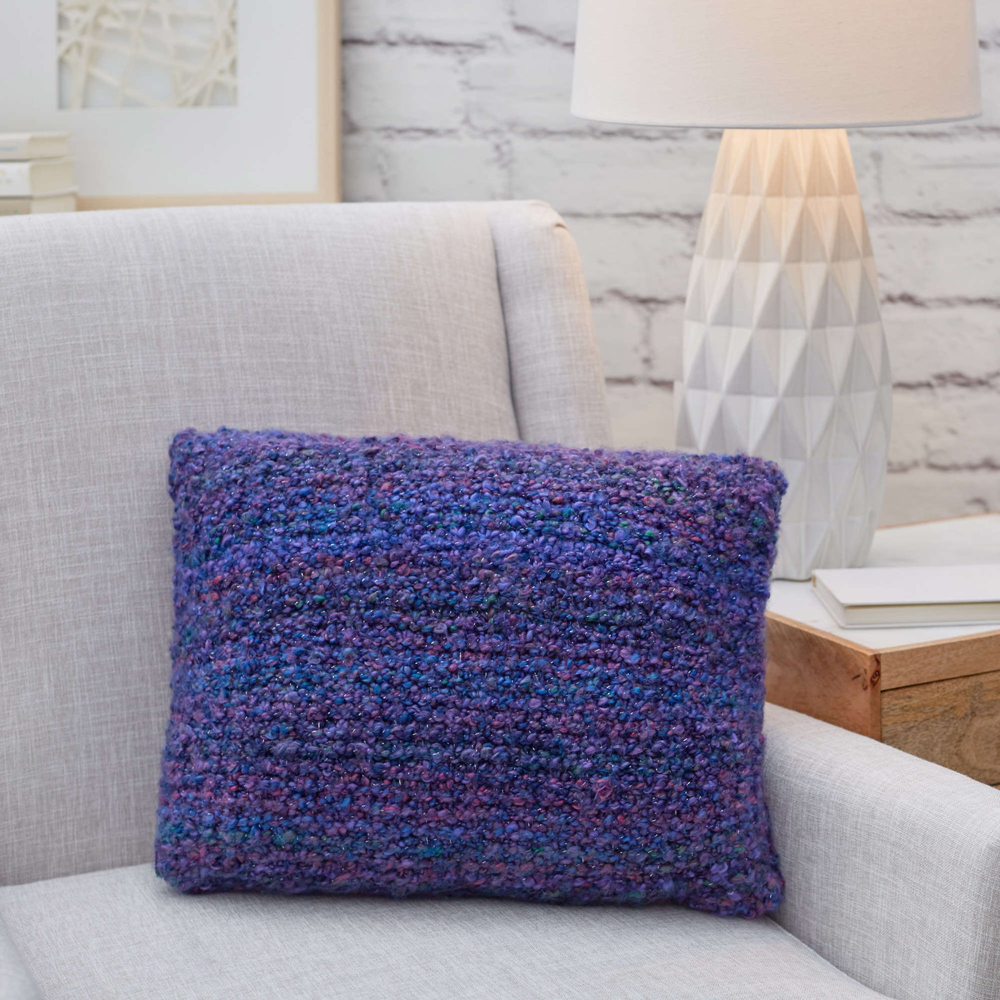 Free Red Heart Simple Knit Pillow Pattern