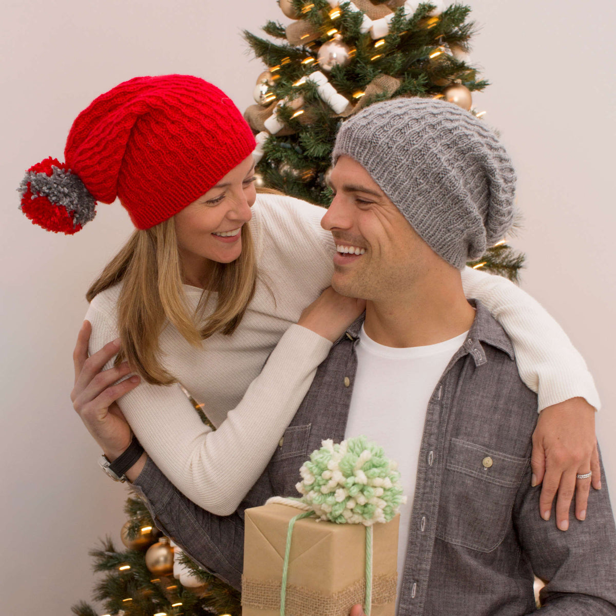Knit Hat made in Red Heart Soft Yarn