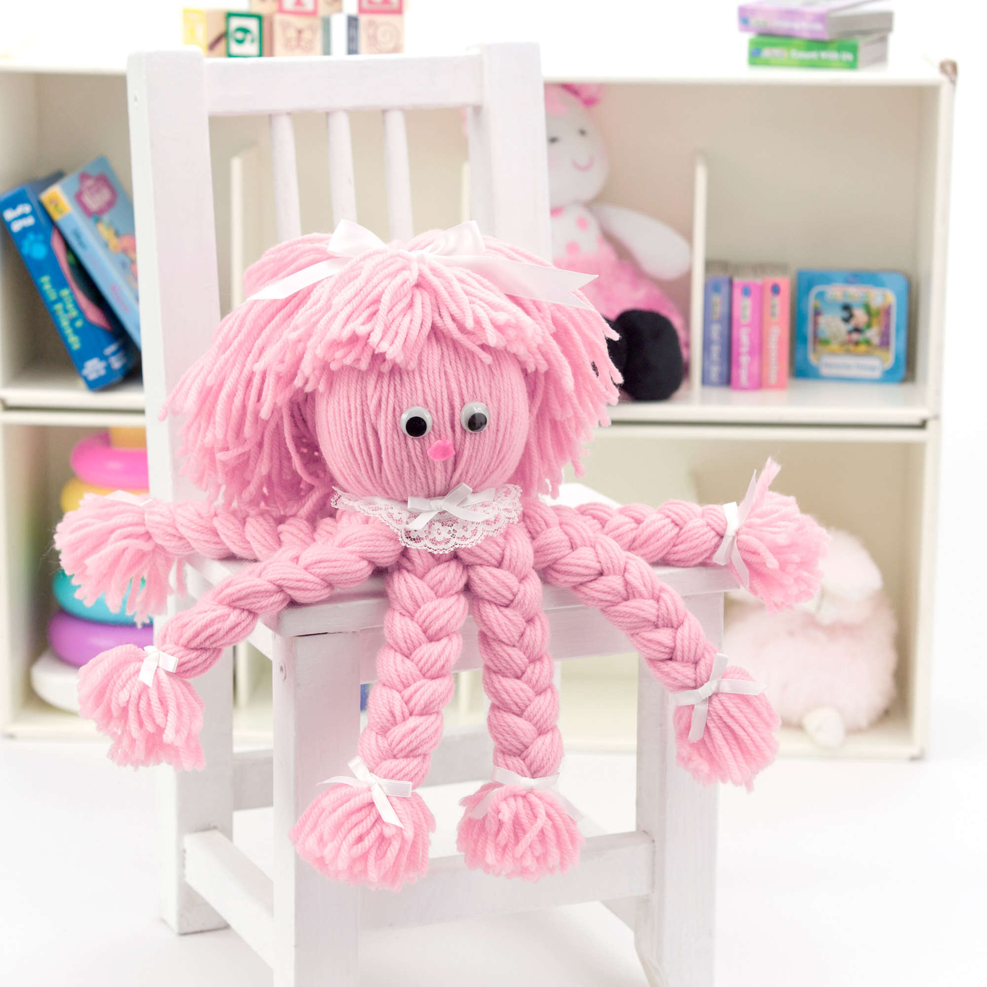 Free Intermediate Red Heart Olivia Octopus Toy Craft Pattern