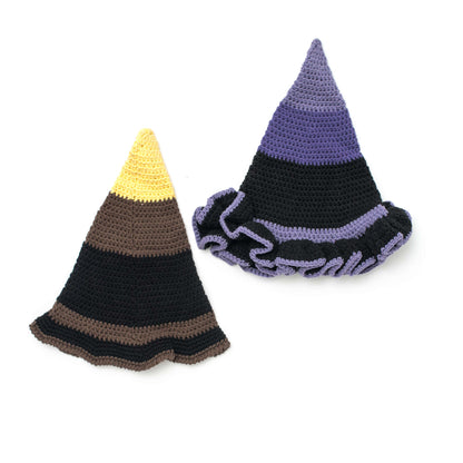 Lily Sugar'n Cream Witch or Wizard Hats Crochet Witch