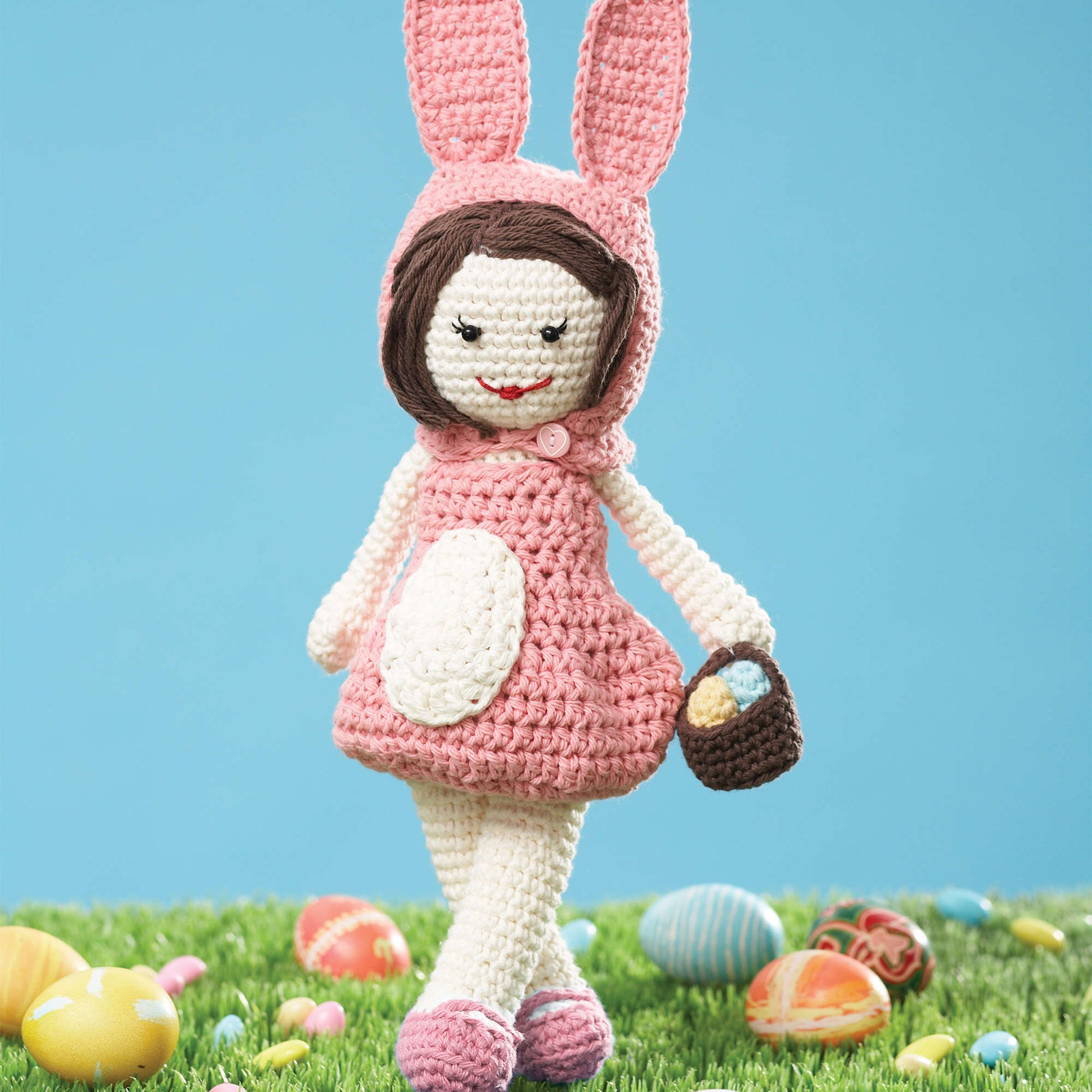 Free Lily Sugar'n Cream Easter Lily Doll Crochet Pattern