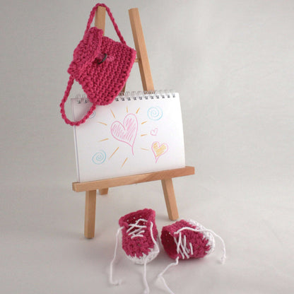 Lily Sugar'n Cream Back to School Lily Doll Crochet Single Size