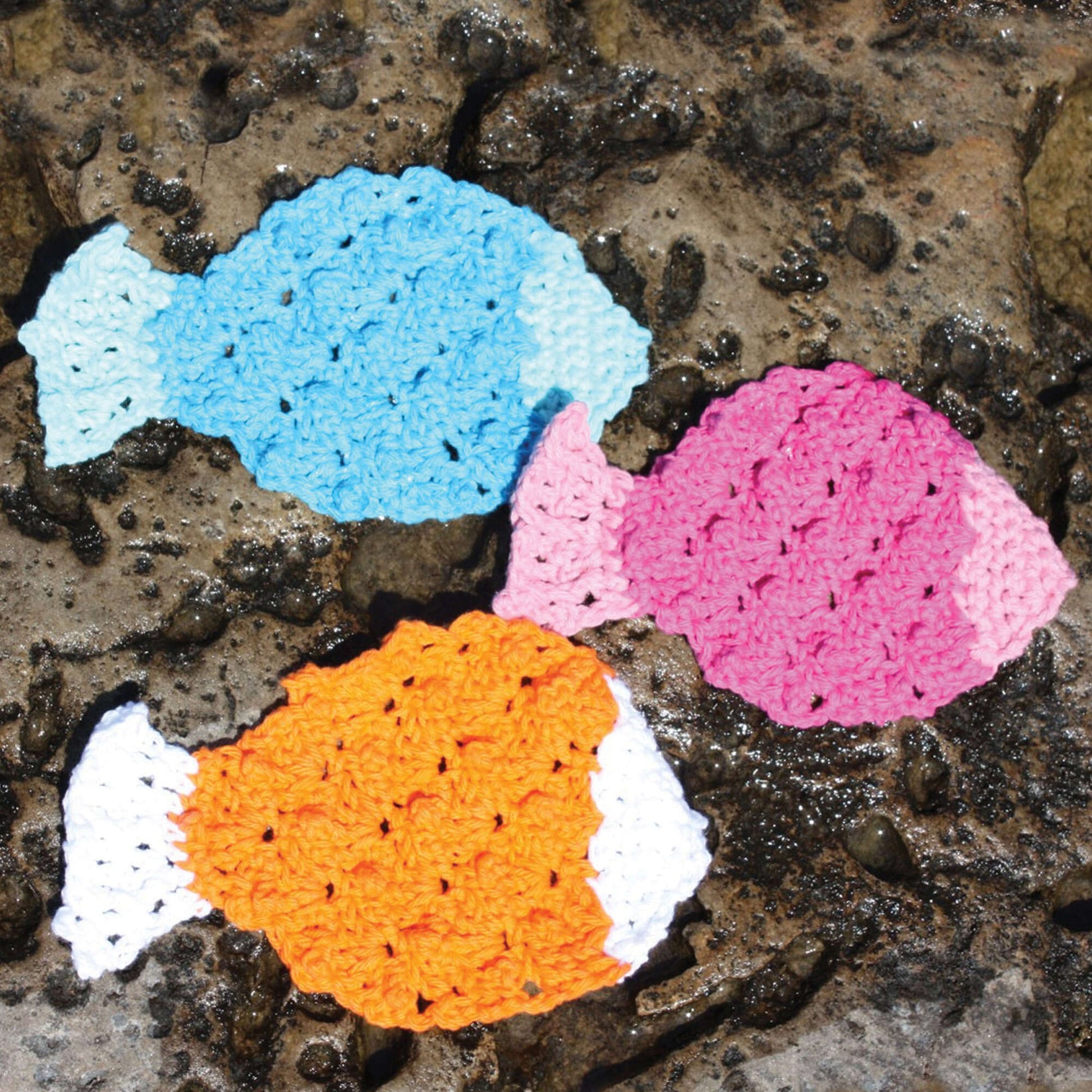 Free Lily Sugar'n Cream Tropical Fish Dishcloth Crochet Pattern