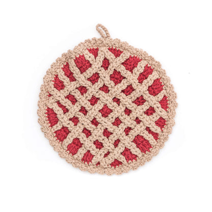 Lily Sugar'n Cream Cherry Pie Hot Pad Crochet Lily Sugar'n Cream Cherry Pie Hot Pad Pattern Tutorial Image