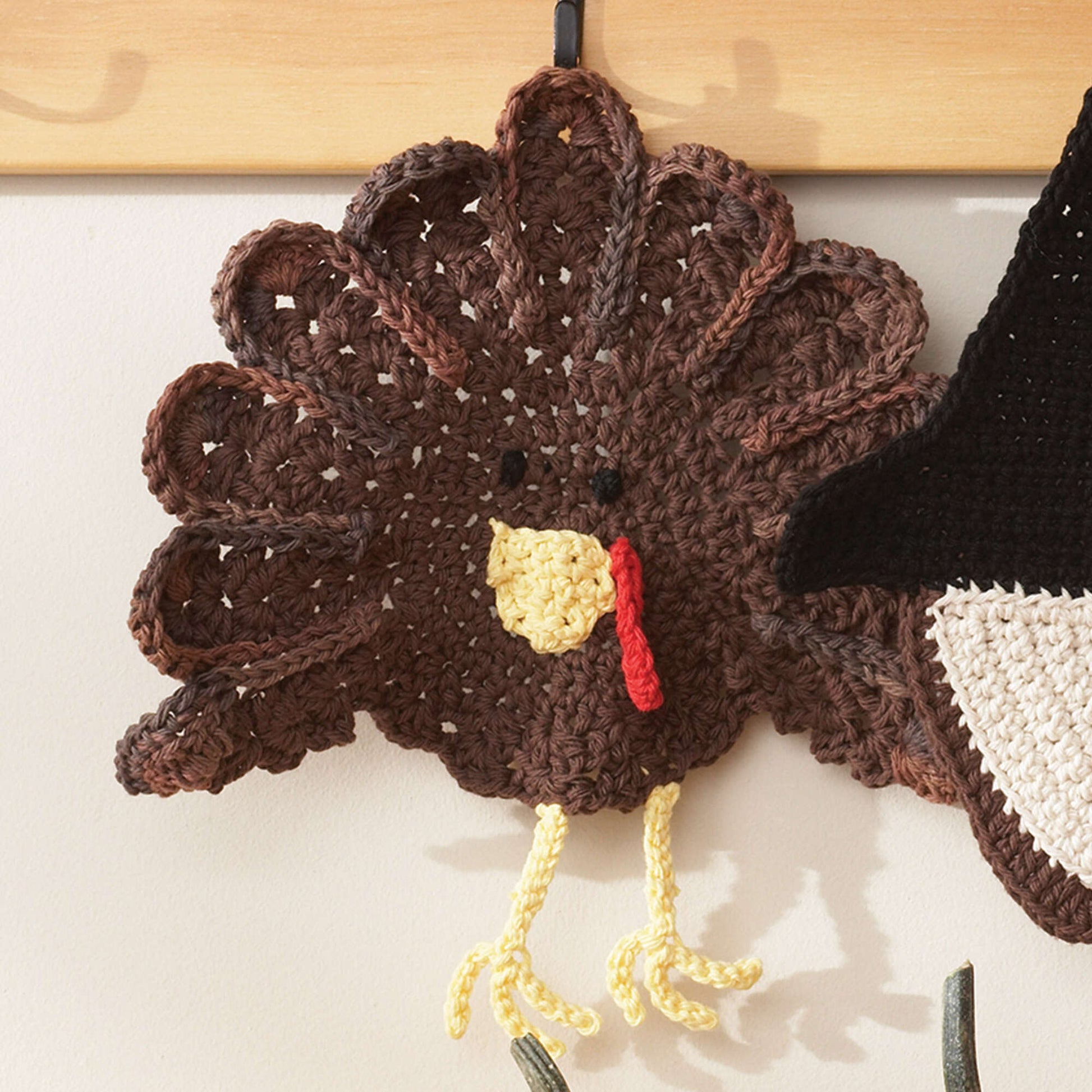 Free Lily Sugar'n Cream Turkey Dishcloth Crochet Pattern