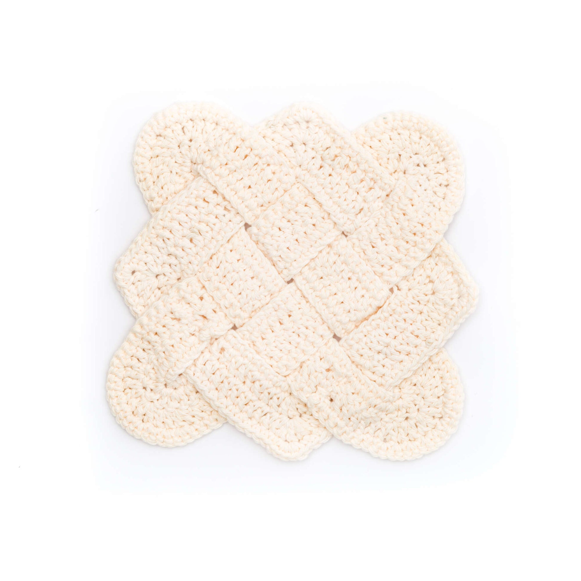 Free Lily Sugar'n Cream Sailor's Knot Dishcloth Crochet Pattern