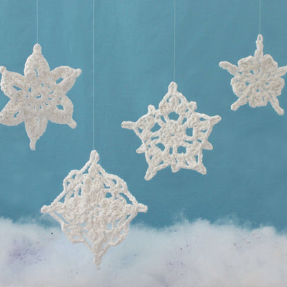 Lily Sugar'n Cream Assorted Snowflakes Crochet Single Size