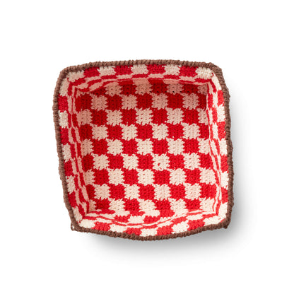 Lily Sugar'n Cream Crochet Pic-A-Nic Basket Lily Sugar'n Cream Crochet Pic-A-Nic Basket Pattern Tutorial Image