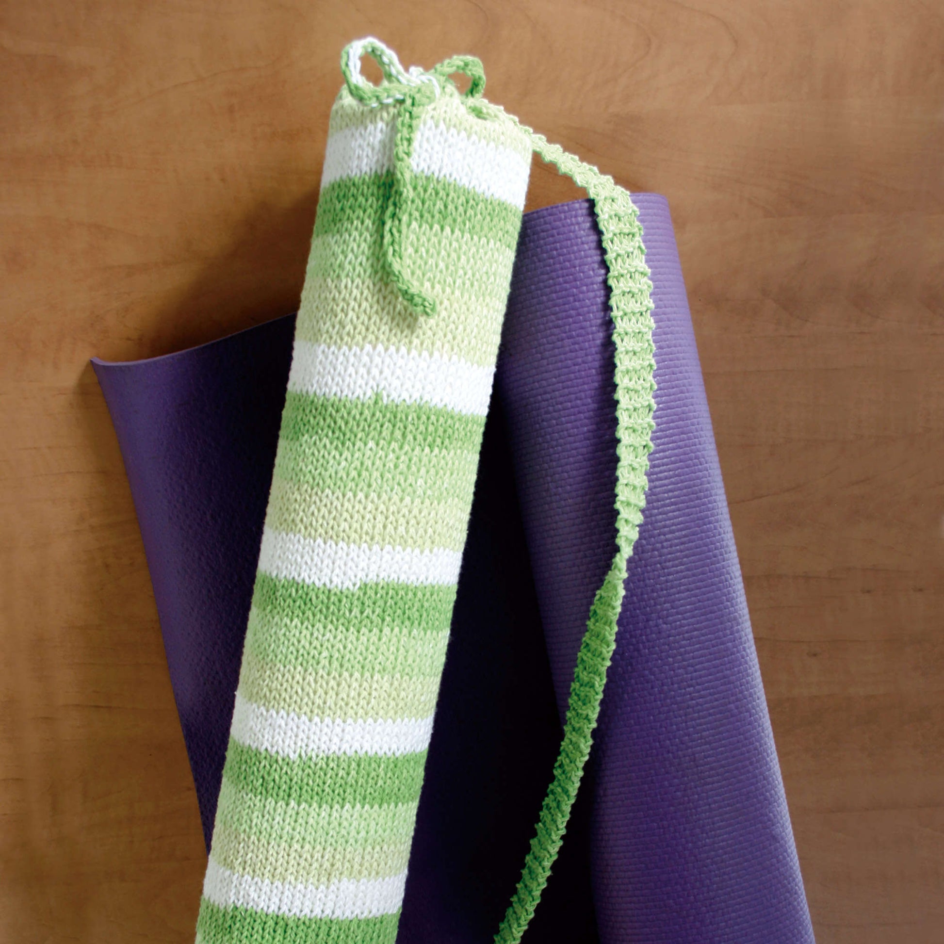 Free Lily Sugar'n Cream Stripes Yoga Bag Knit Pattern