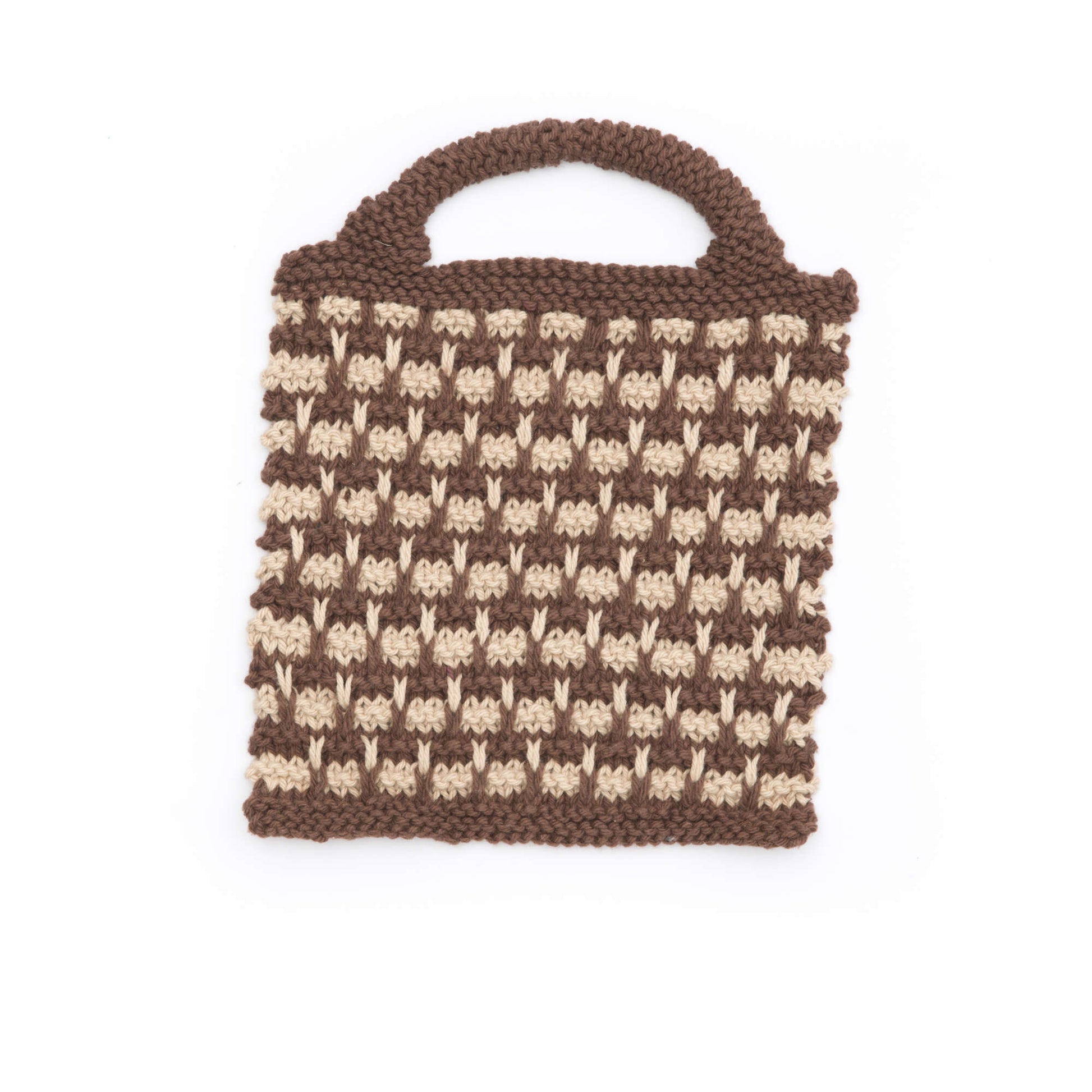Free Lily Sugar'n Cream Basket Dishcloth Knit Pattern
