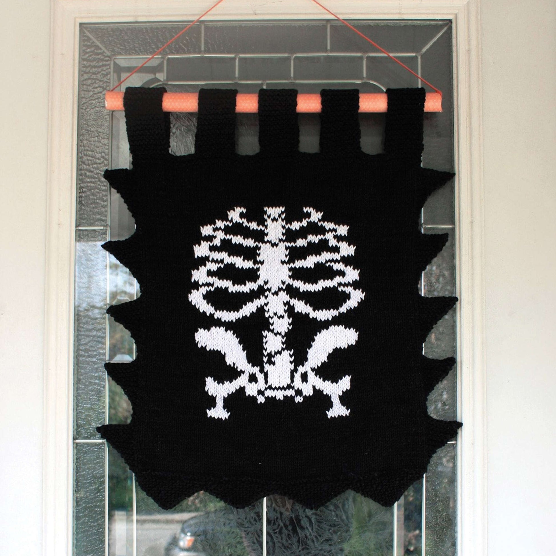 Free Lily Sugar'n Cream Skeleton Banner Knit Pattern