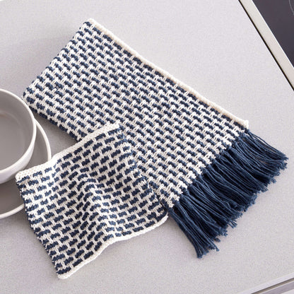 Lily Sugar'n Cream Modern Weave Knit Kitchen Set Single Size