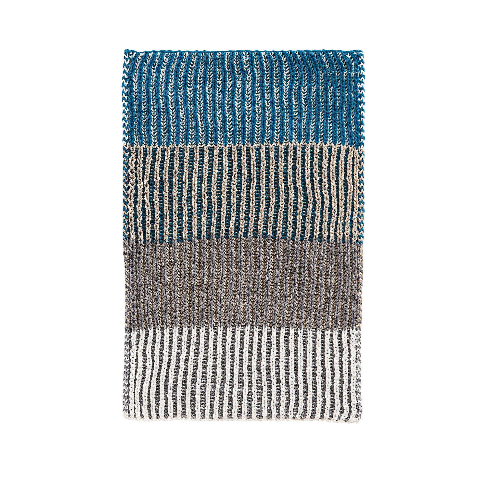 Free Lily Brioche Knit Tea Towel Pattern