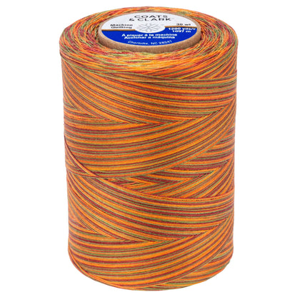 Coats & Clark Cotton Machine Quilting Multicolor Thread (1200 Yards) Fall Leaves