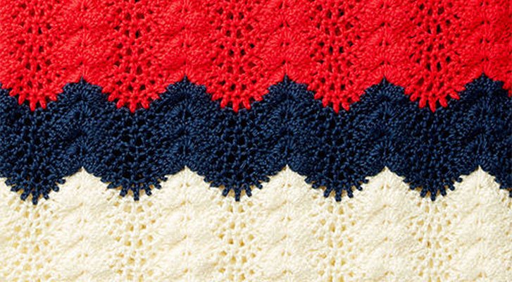 Image of Crochet Summer Ripple Afghan thumbnail