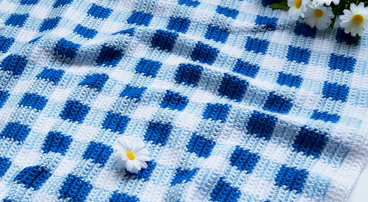 Image of Gingham Blanket by Daisy Farm Crafts! thumbnail