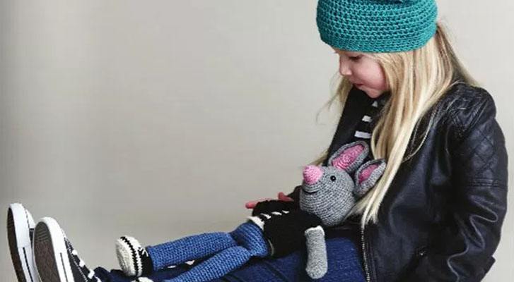 Image of Kid's Casual Beanie and Mouse thumbnail