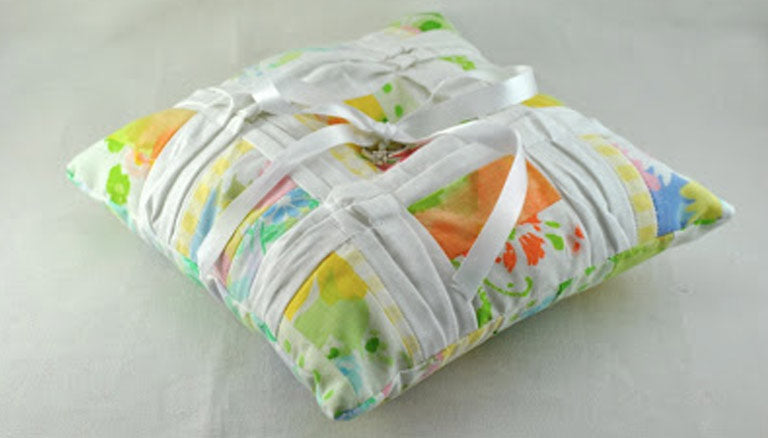 Image of Pleated Sheets Ring Pillow thumbnail