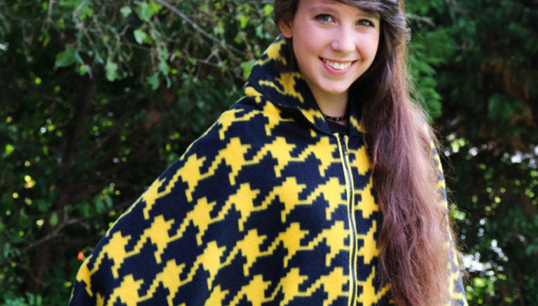 Image of Team Spirit Zippered Poncho thumbnail