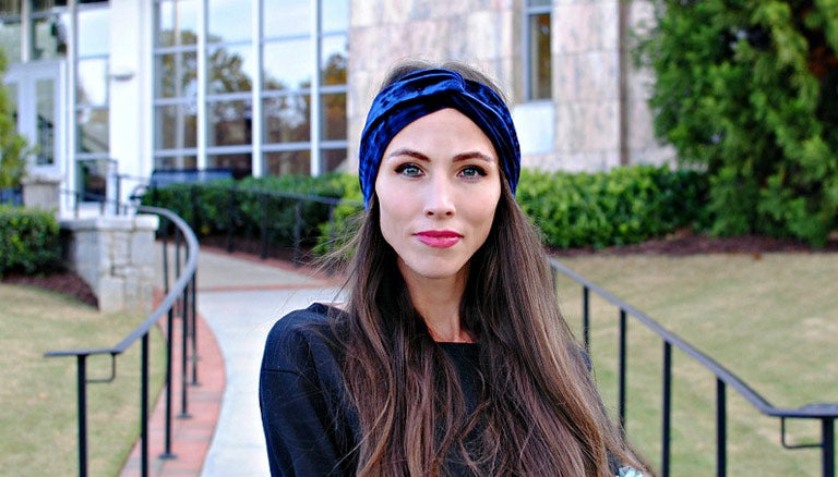Image of DIY Velvet Turban Headband thumbnail