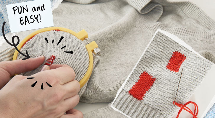Visible Knitwear Mending How-To Guide