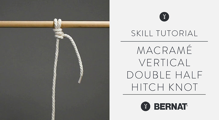Image of Vertical Double Half Hitch Knot Macrame Video thumbnail